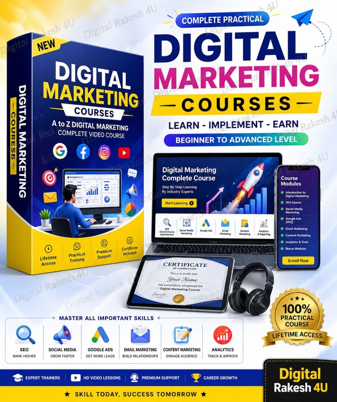 digital marketing course by digital rakesh