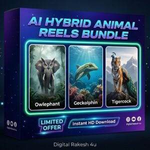 Ai Hybrid animal reels bundle