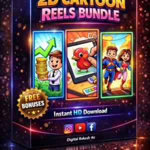 2D cartoon reels bundle