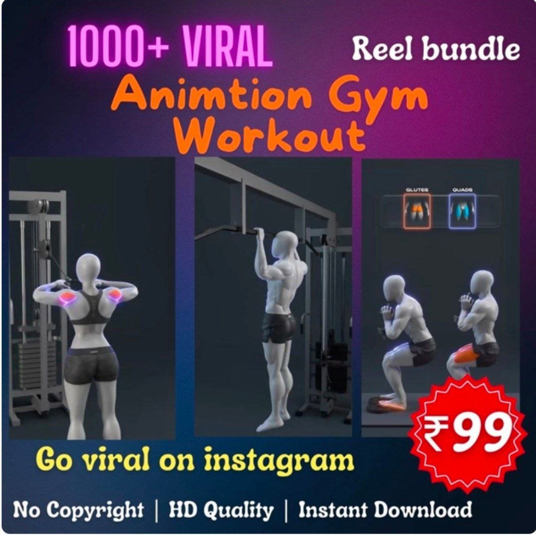 Gym Animation Reels Bundle